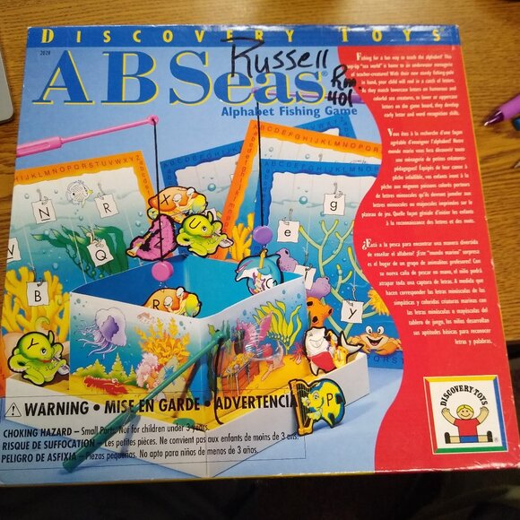 Discovery Toys - ABCs Alphabet Fishing Game - Picture 1 of 5